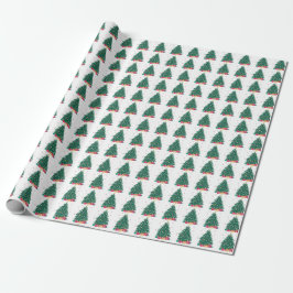 Festlicher Weihnachtsbaum & Geschenke Geschenkpapier