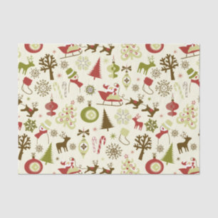 Festlicher Weihnachtsfeiertag Seidenpapier