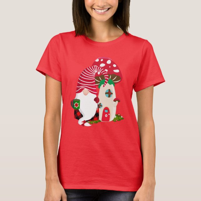 Festlicher Weihnachtsfeiertag T-Shirt (Vorderseite)