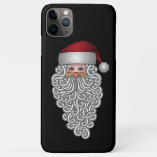 Festlicher Weihnachtsmann mit Long Curly Bart Case-Mate iPhone Hülle