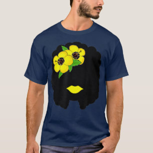 Festliches Afro Cinco de Mayo Schwarzes Spanisch M T-Shirt