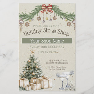 Festliches Business-Holiday-Event-Marketing Flyer