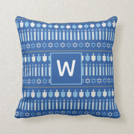 Festliches Dreidel Kissen