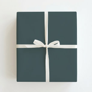 Festliches Dunkelgrün Geschenkpapier