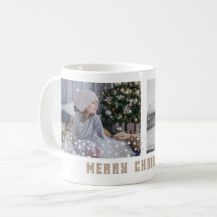 Festliches Foto der Familie Stars Weihnachtskuchen Kaffeetasse
