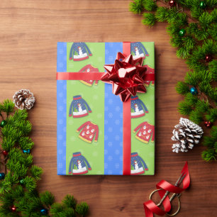 Festliches hässliches geschenkpapier