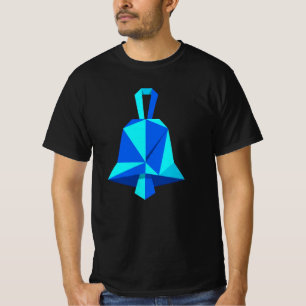 Festliches Origami-Geometrisches-Christbaumglocken T-Shirt