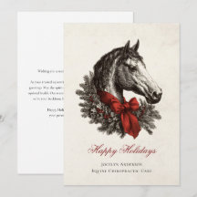 Festliches Reitsport-Unternehmen Weihnachtsgrüße