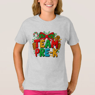 Festliches Team-Weihnachts-T-Shirt für Vorschulkin T-Shirt