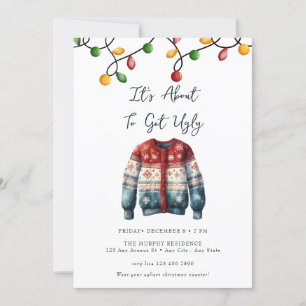 Festliches Weihnachts-Cocktail-Party Einladung