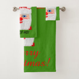 Festliches Weihnachtsbadehandtuch-Set Badhandtuch Set