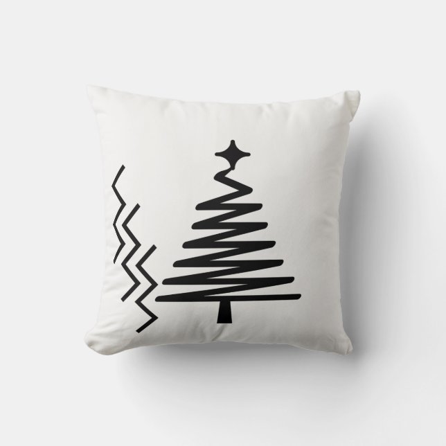 "Festliches Weihnachtsbaumkissen" Kissen (Vorderseite)