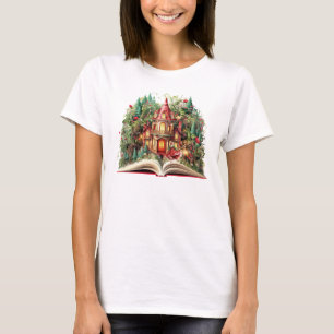 Festliches Weihnachtsbuch-Design T-Shirt