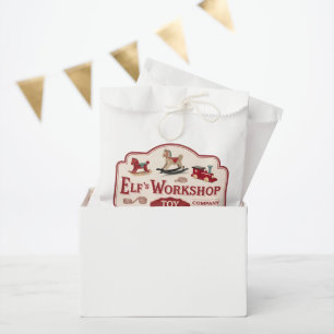 Festliches Weihnachtself-Party Geschenktütchen
