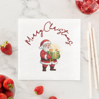 Festliches Weihnachtsessen Napkin | Holiday Tablew Serviette