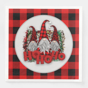 Festliches Weihnachtsfest Gnomes Party Serviette