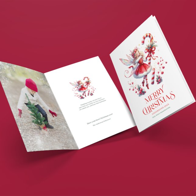 Festliches Weihnachtsfest - personalisierbares Fot Karte (Von Creator hochgeladen)