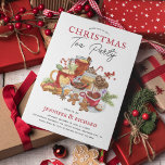 Festliches Weihnachtsfest Tea Party Einladung<br><div class="desc">Während der Festsaison laden Sie Freunde und Familie zu einem oder zwei Cupa ein. Diese niedlichen Einladungen zum Nachmittagstee mit Aquarellfarben lassen Sie sich von innen ganz einfach nur bei sich selbst verwöhnen! Das Design besticht durch eine Reihe von warmen Weihnachtssorten, süße Leckereien und warme Getränke, die mit winterlichem Laub...</div>