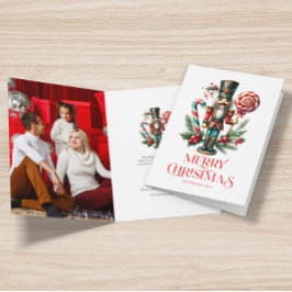 Festliches Weihnachtsnachtsnährungsmittel personal Karte