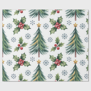 Festliches Weihnachtspapier Geschenkpapier