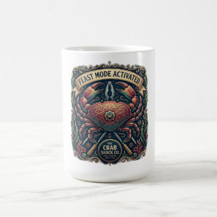 Festmodus Aktiviert Langarm Kaffeetasse