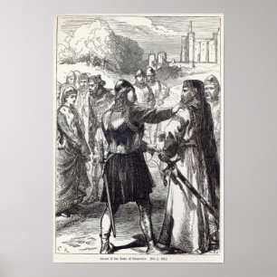 Festnahme des Herzogs von Gloucester Poster