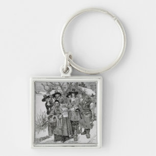 Festnehmen einer Hexe Schlüsselanhänger