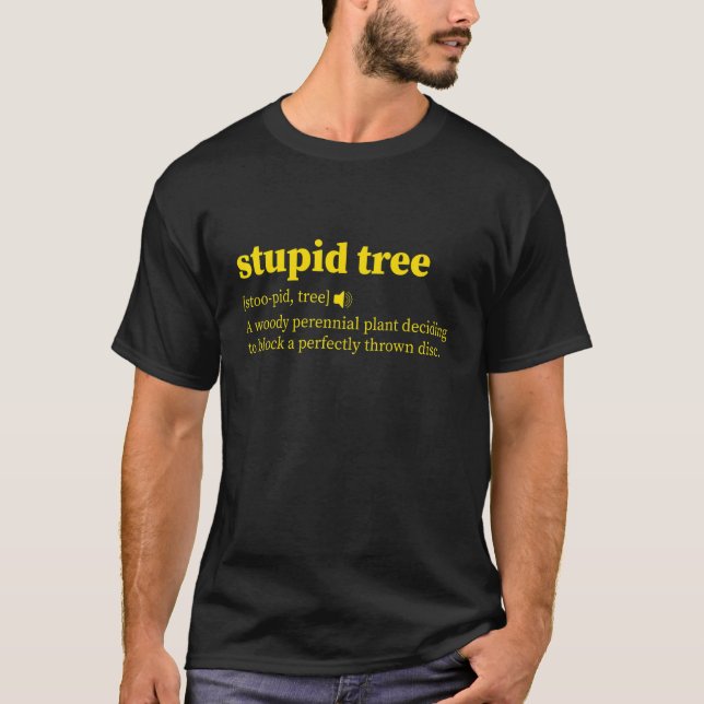 Festplattenlaufwerk - Stupid Tree Definition 1 T-Shirt (Vorderseite)