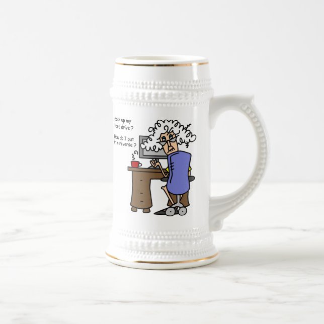 Festplattenlaufwerk-Unterstützung humorvoll Bierglas (Rechts)