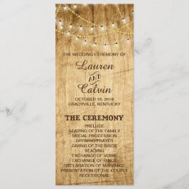 Festprogramm für Hochzeiten mit Lichtern Programm