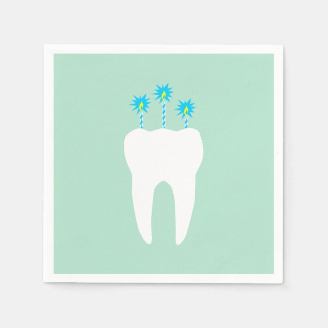 Festspielstand mit Kerzen Serviette (Vorderseite)