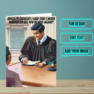 Feststellungspersonal Funny Police Geburtstag Karte