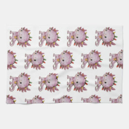 Feststoff Axolotl Geschirrtuch