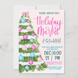 Festtagsmarkt Shopping Einladung