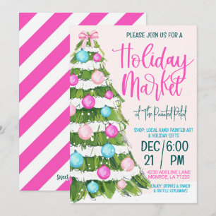 Festtagsmarkt Shopping Einladung