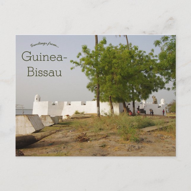 Festung Cacheu Guinea Bissau Postkarte (Vorderseite)