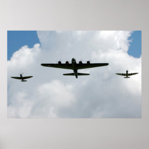 Festung des Fliegen-B-17 Poster