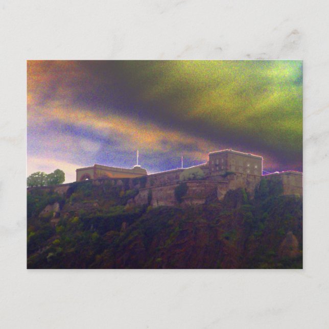 Festung Ehrenbreitstein Postkarte (Vorderseite)