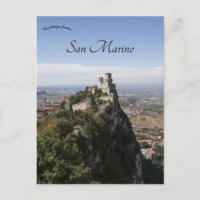 Festung Guaita San Marino Postkarte (Vorderseite)