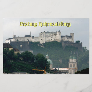 Festung Hohensalzburg, Salzburg, Österreich Briefpapier