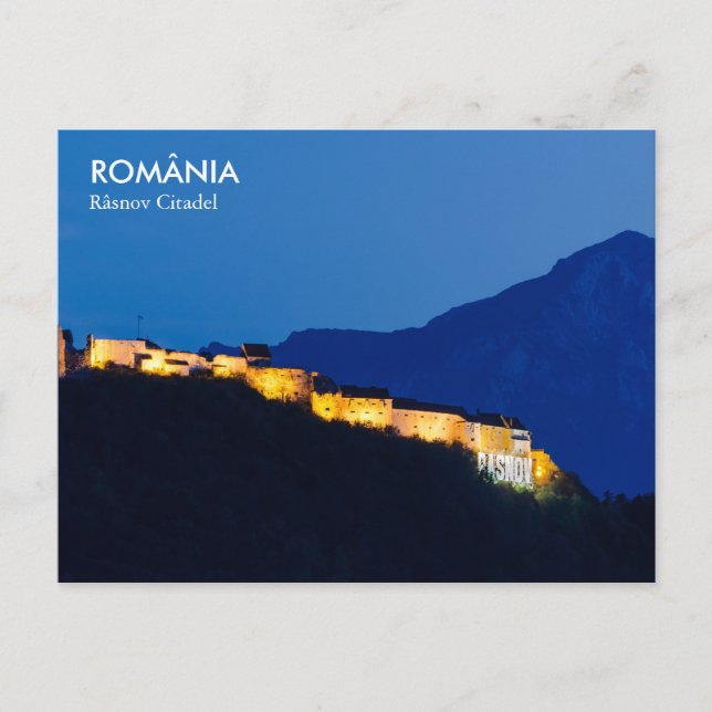 Festung Rasnov in Rumänien Poscard Postkarte (Vorderseite)
