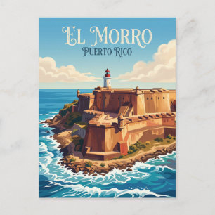 Festung San Felipe del Morro Puerto Rico Postkarte