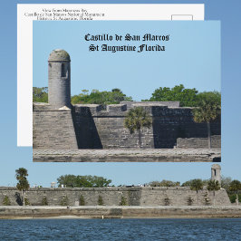Festung St. Augustine FL Castillo de San Marcos Postkarte