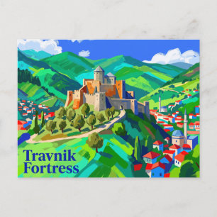 Festung Travnik Bosnien und Herzegowina Postkarte