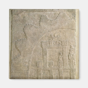 Festung unter Belagerung, von Nimrud, der Irak Magnet