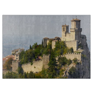 Festung von Città Di San Marino, Italien Schneidebrett