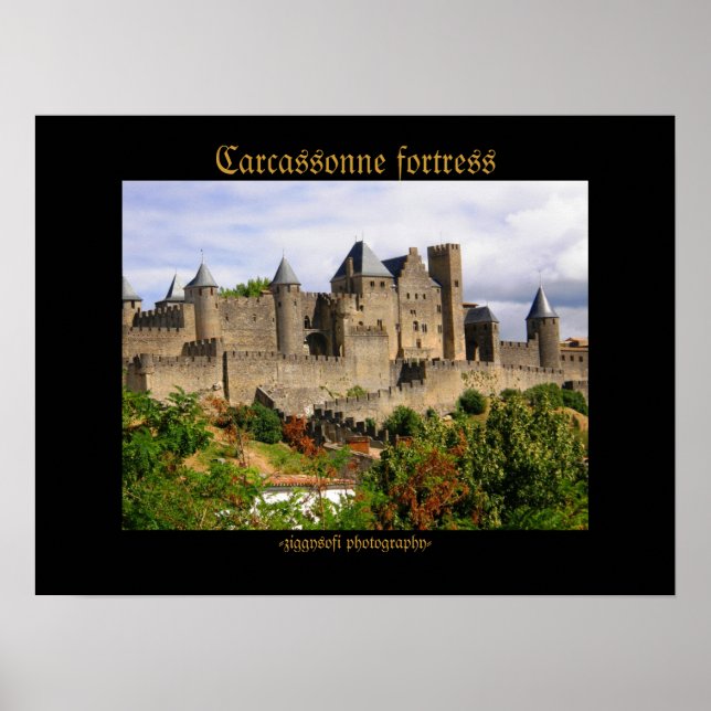 Festungspposter der Carcassonne Poster (Vorne)