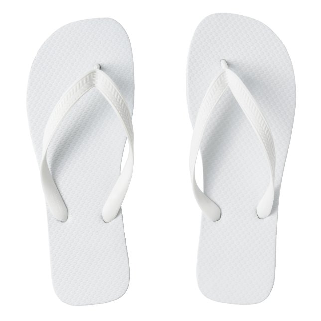 Festweiß Flip Flops (Fußbett)