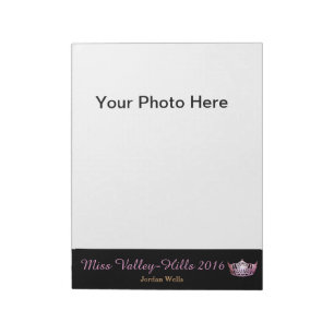 Festzug-Foto-Autogramms-Auflage Art Fräuleins Notizblock