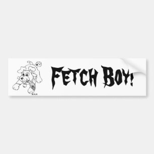 Fetch Boy Autoaufkleber